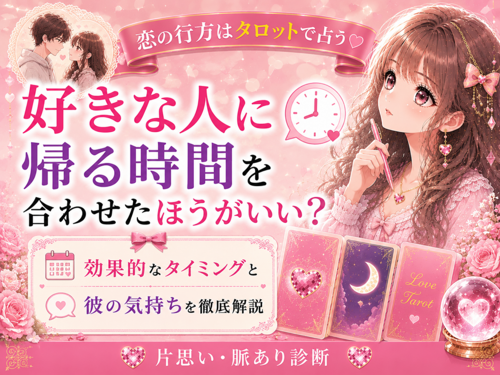 好きな人が帰る時間を合わせる心理｜脈あり？偶然との違いと距離の縮め方