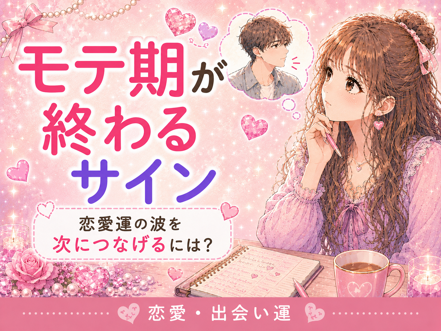 モテ期が終わるサインとは？恋愛運の波を次につなげる行動
