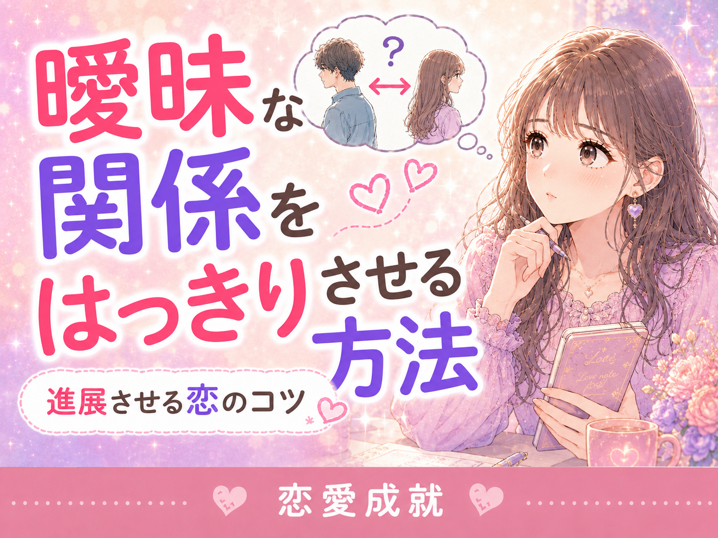 曖昧な関係をはっきりさせる方法