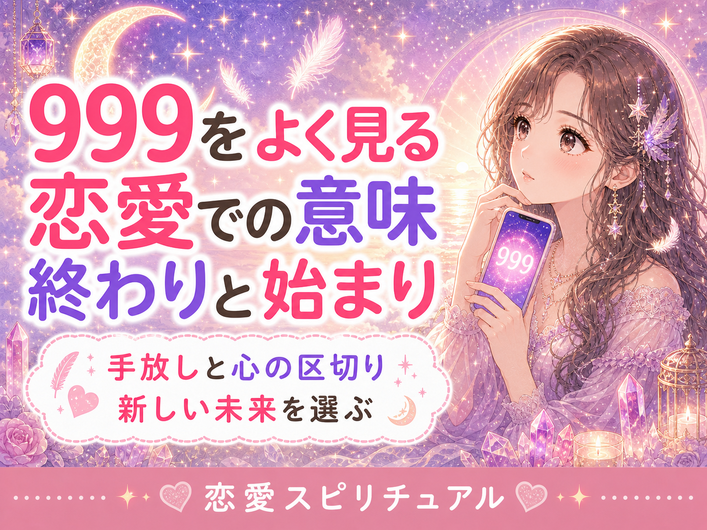 エンジェルナンバー999の恋愛での意味｜終わりと新しい始まり