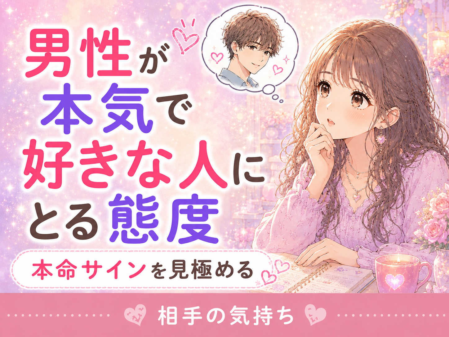 男性が本気で好きな人にとる態度