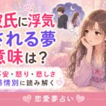 彼氏に浮気される夢の意味|不安・怒り・悲しさ別に解説