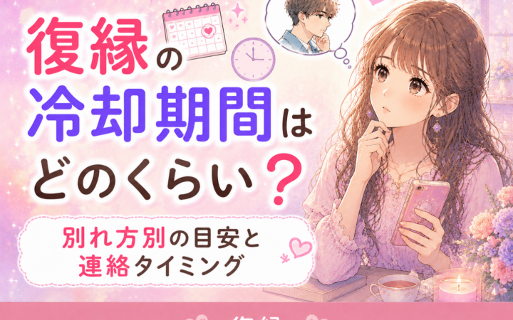 復縁の冷却期間はどのくらい？