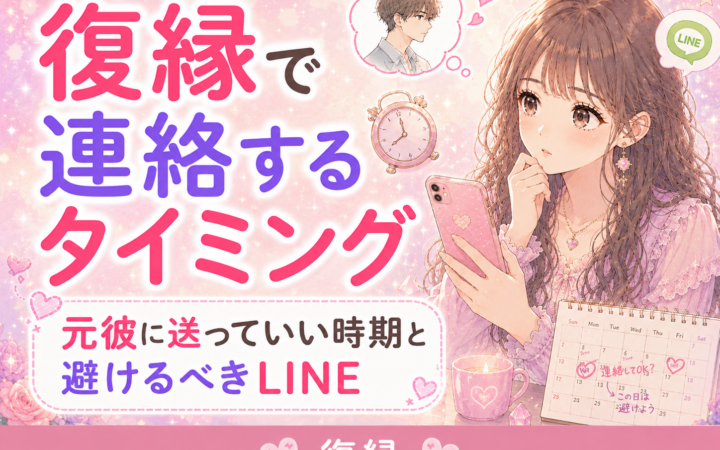 復縁で連絡するタイミング