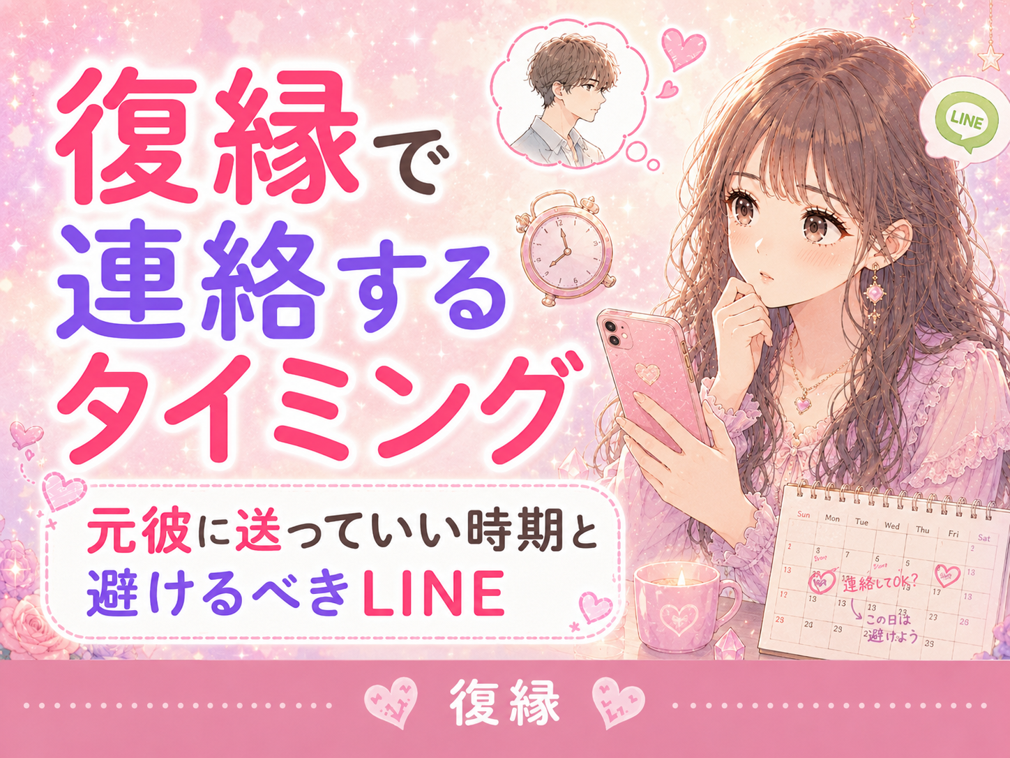 復縁で連絡するタイミング