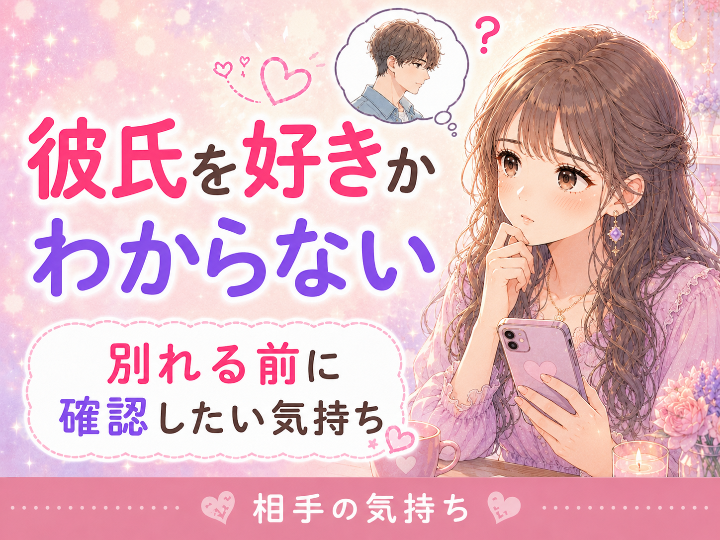 彼氏を好きかわからないときの診断
