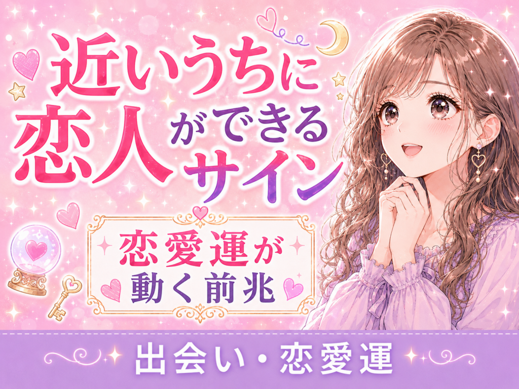 近いうちに恋人ができるサイン7選|特定の相手と付き合う前兆
