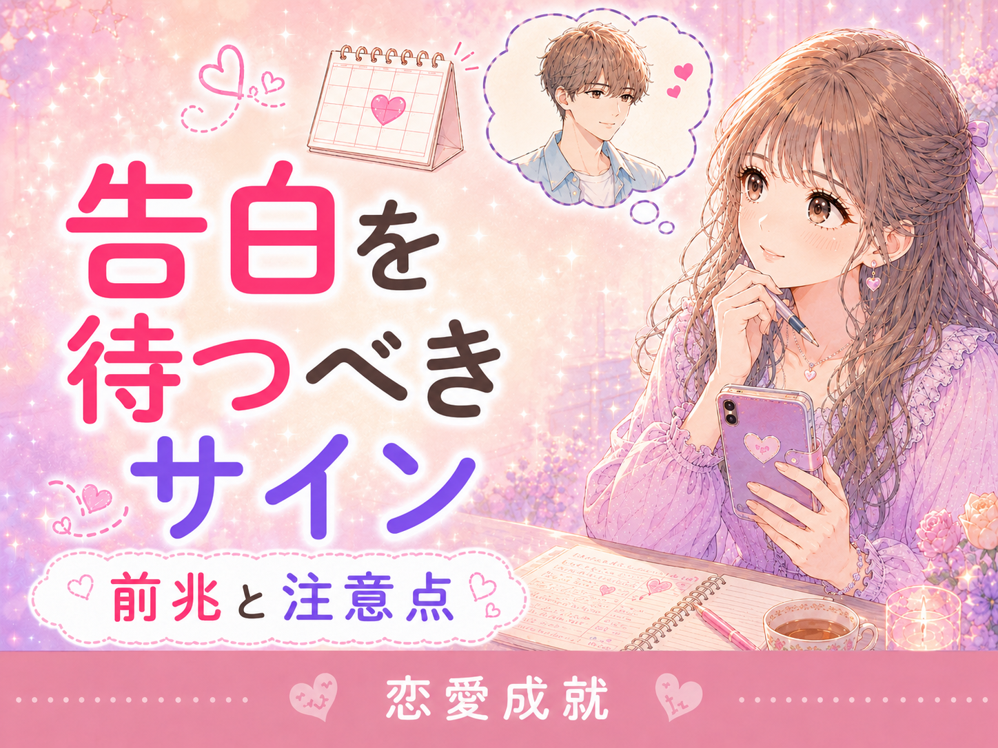告白を待つべきサイン｜好きな人が気持ちを伝えそうな前兆と注意点