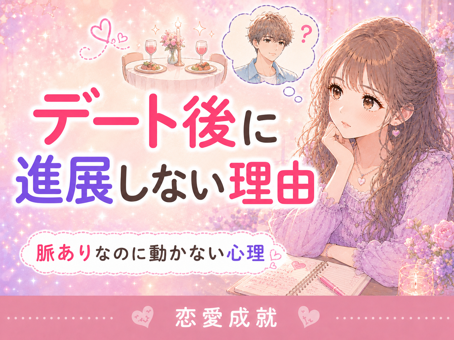 デート後に進展しない理由｜脈ありなのに関係が動かない男性心理