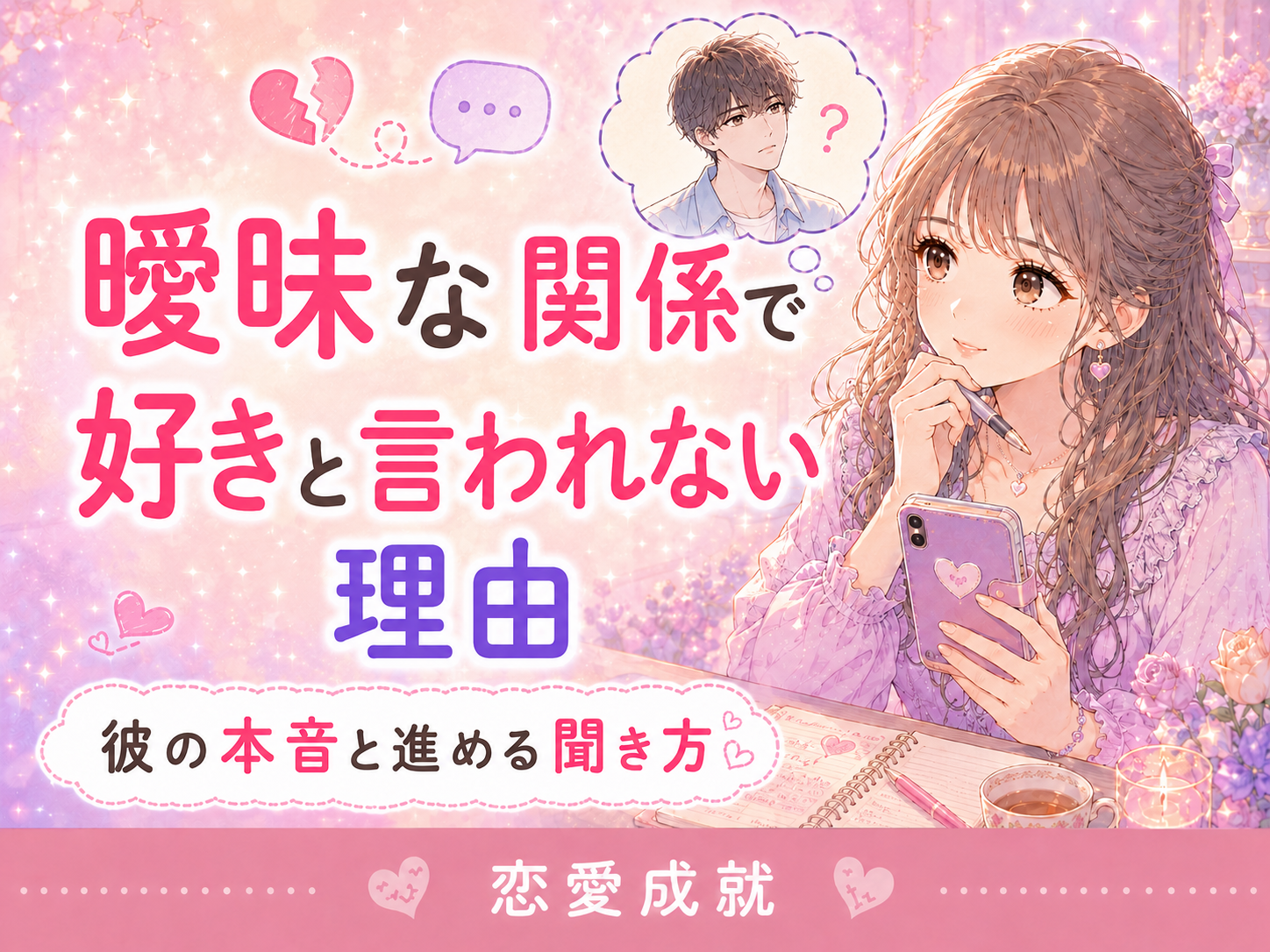 曖昧な関係で好きと言われない理由｜彼の本音と関係を進める聞き方