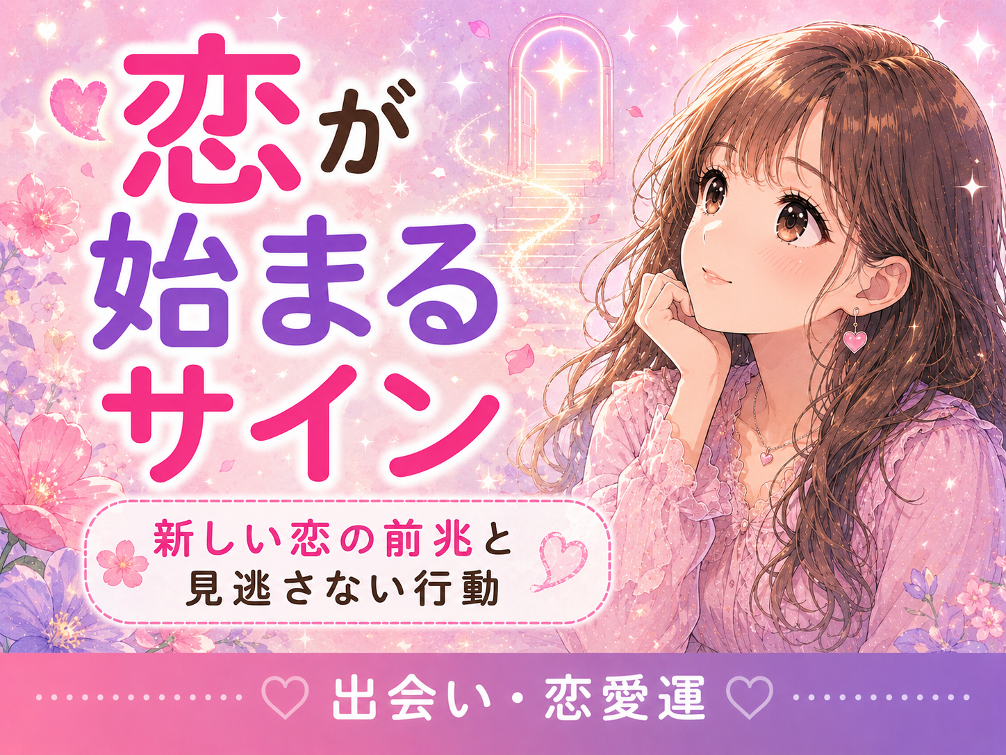 恋が始まるサイン｜新しい恋の前兆と見逃さない行動
