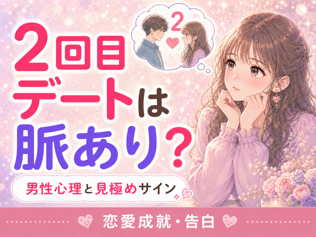 マッチングアプリの2回目デートは脈あり？男性心理と見極めるサイン