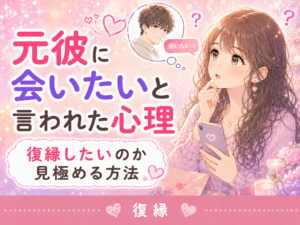 元彼に会いたいと言われた心理