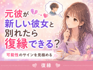 元彼が新しい彼女と別れたら復縁できる？
