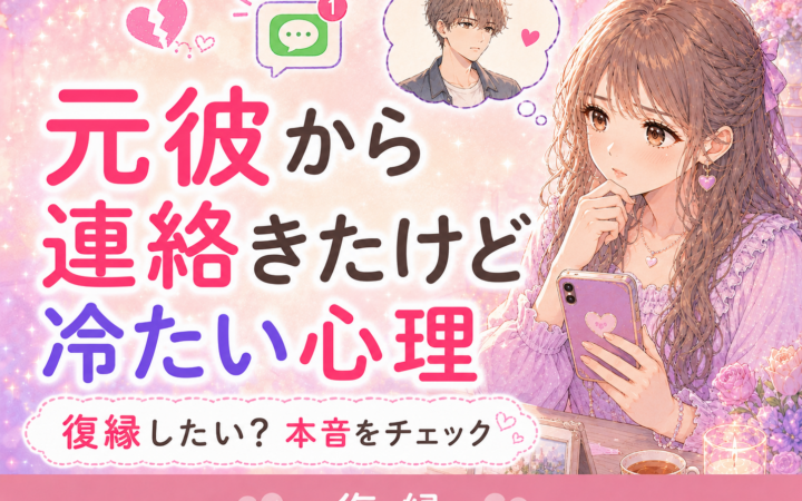 元彼から連絡きたけど冷たい心理