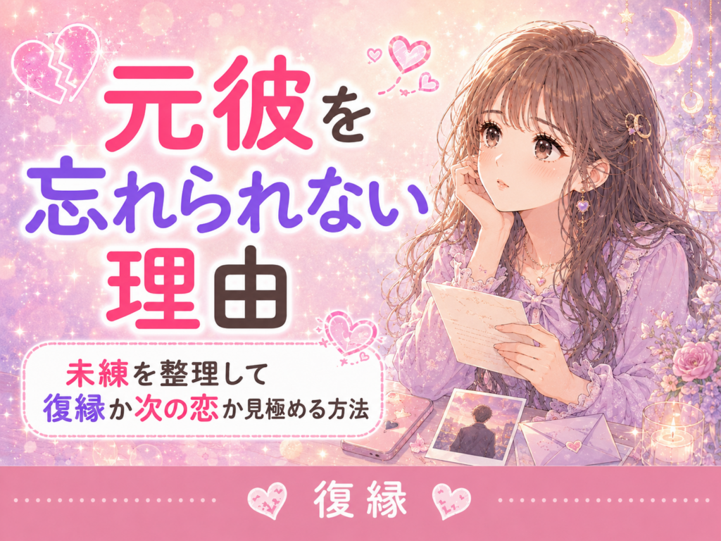 元彼を忘れられない理由