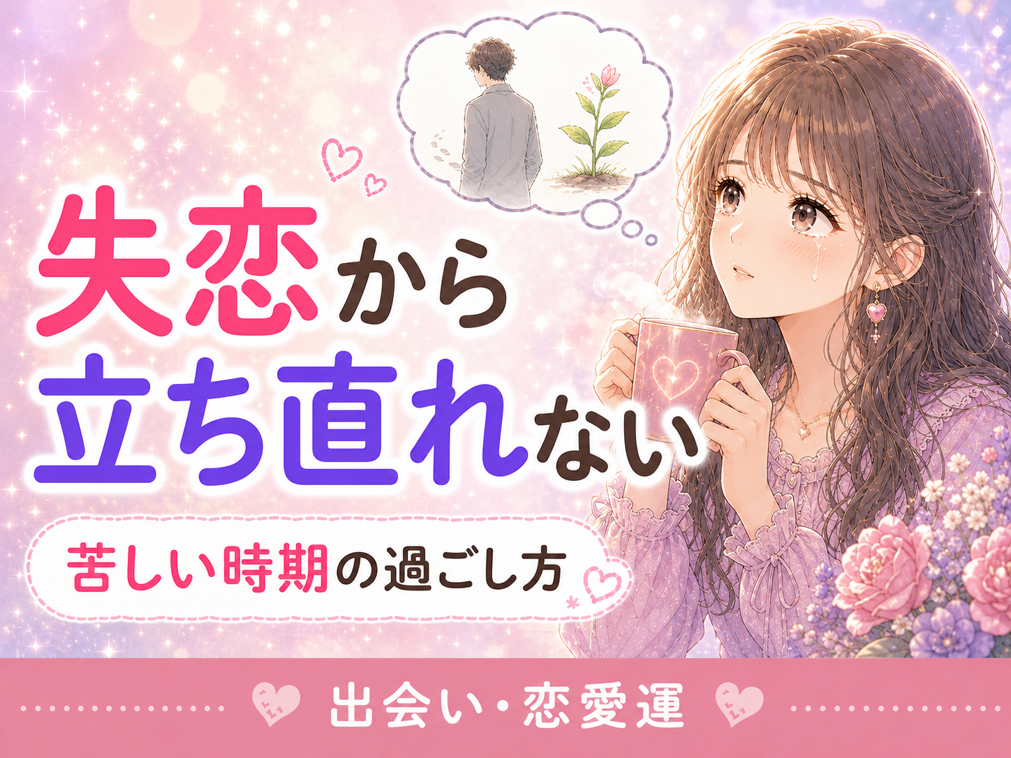 失恋から立ち直れない女性へ｜苦しい時期の過ごし方と次の一歩