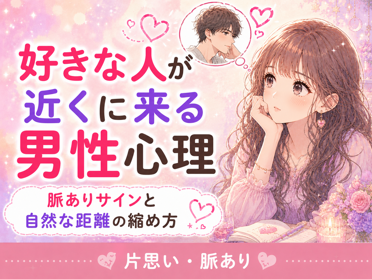 好きな人が近くに来る男性心理