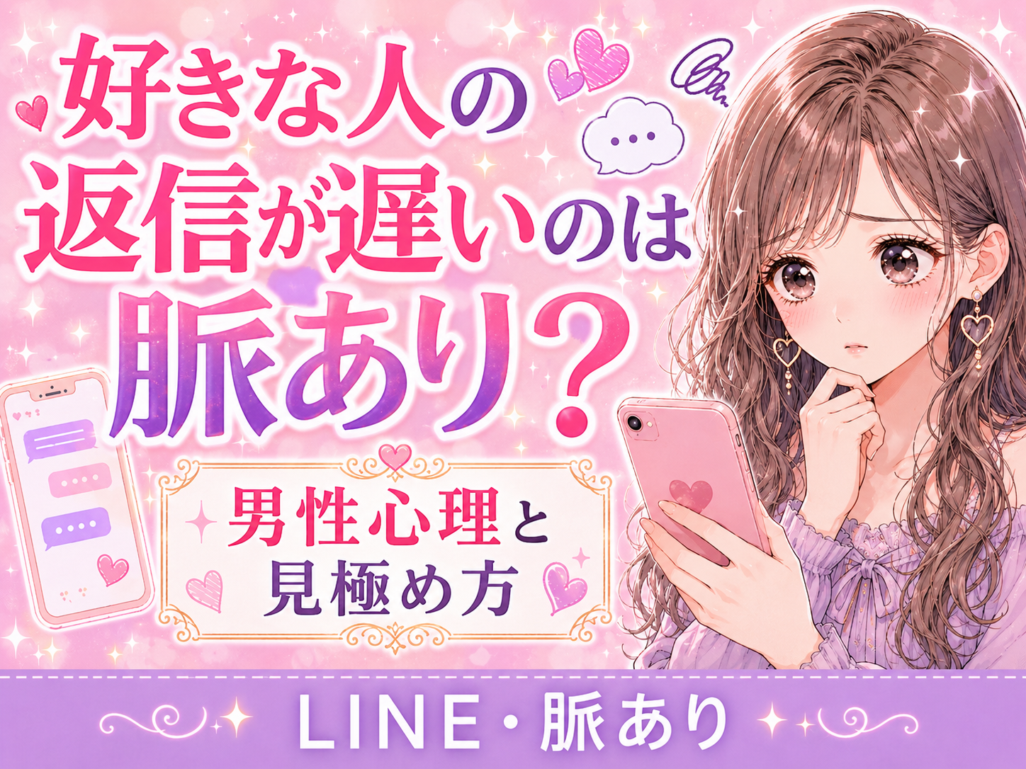 好きな人の返信が遅いのは脈あり?男性心理と見極め方