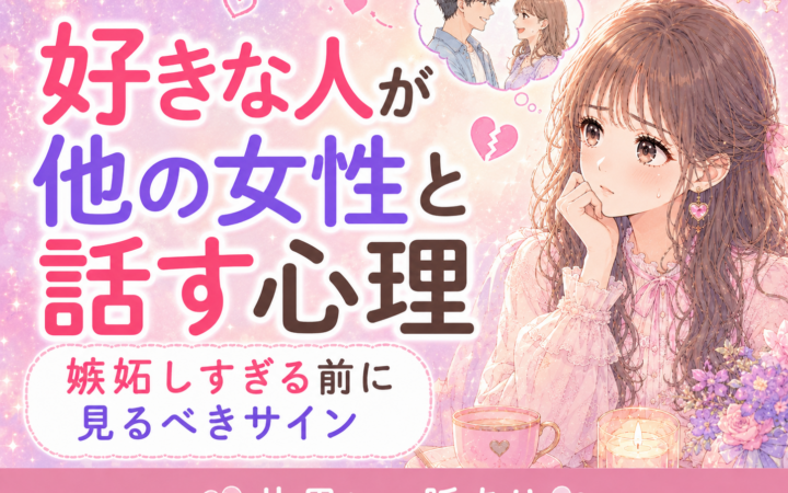 好きな人が他の女性と話す心理