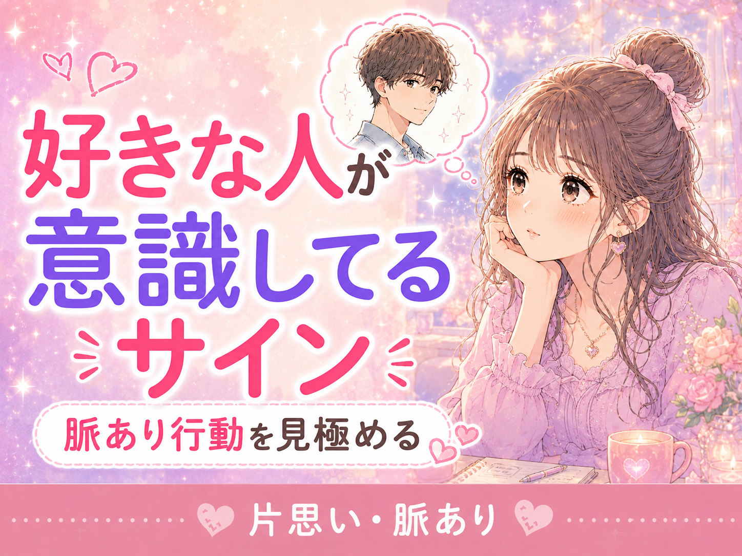 好きな人が意識してるサイン