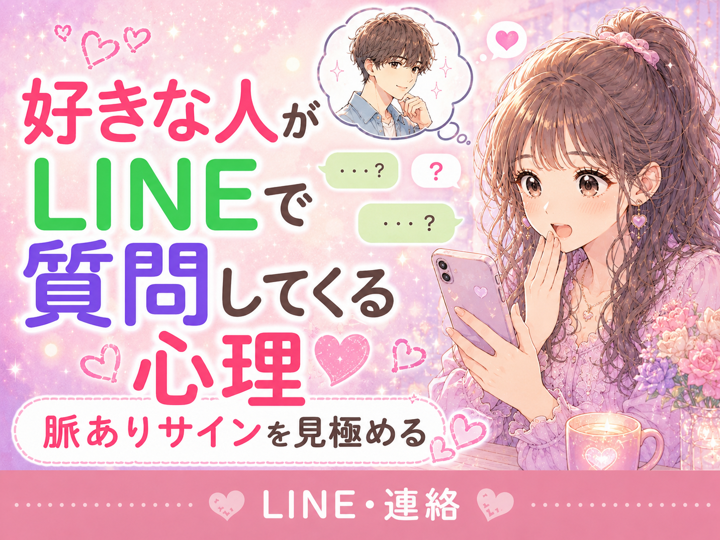 好きな人がLINEで質問してくる心理
