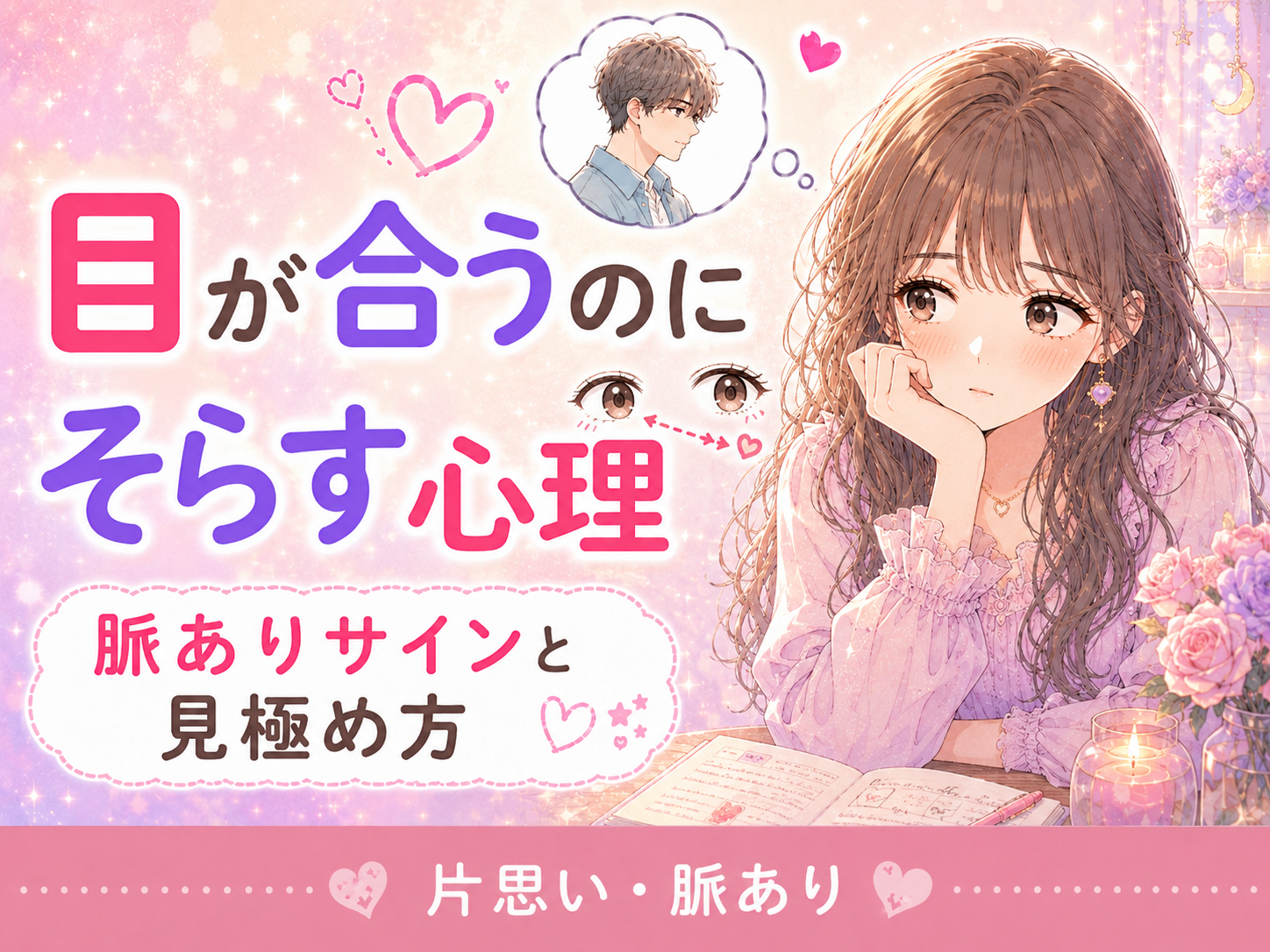 好きな人と目が合うのにそらす心理