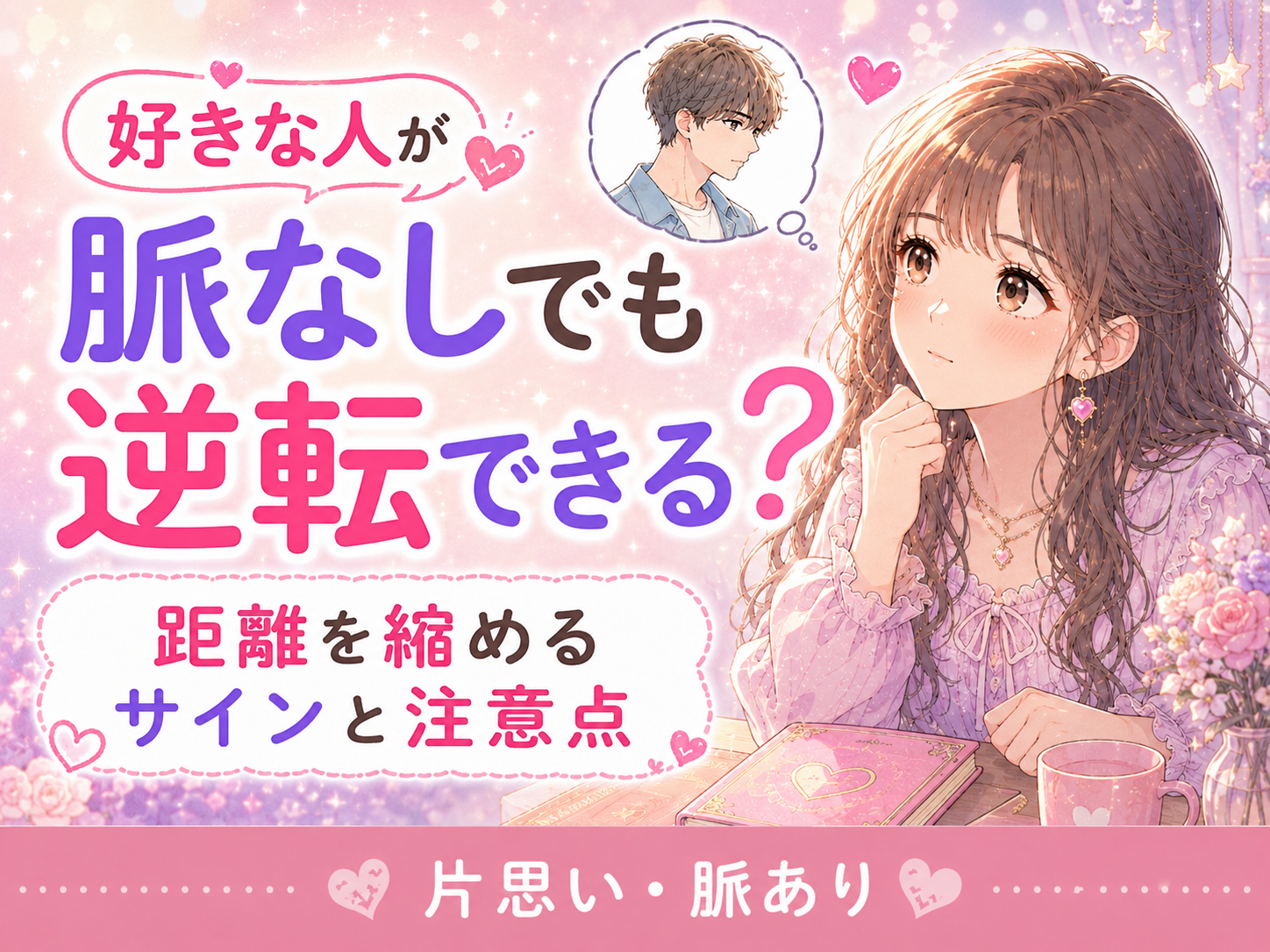 好きな人が脈なしでも逆転できる？
