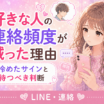 好きな人の連絡頻度が減った理由