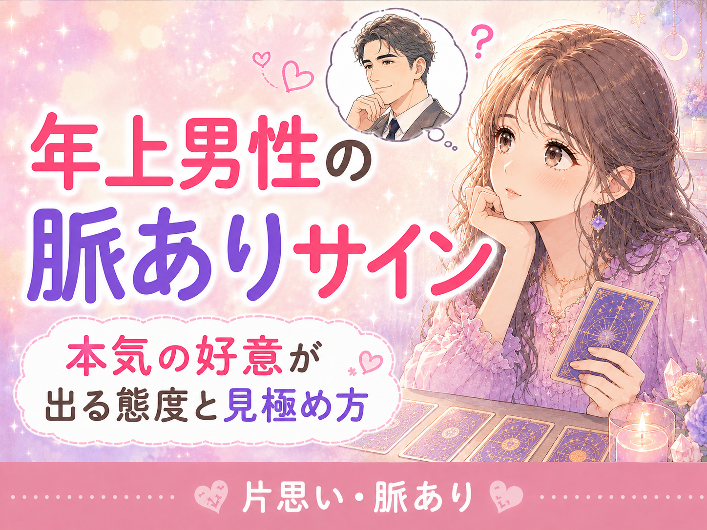 年上男性の脈ありサイン