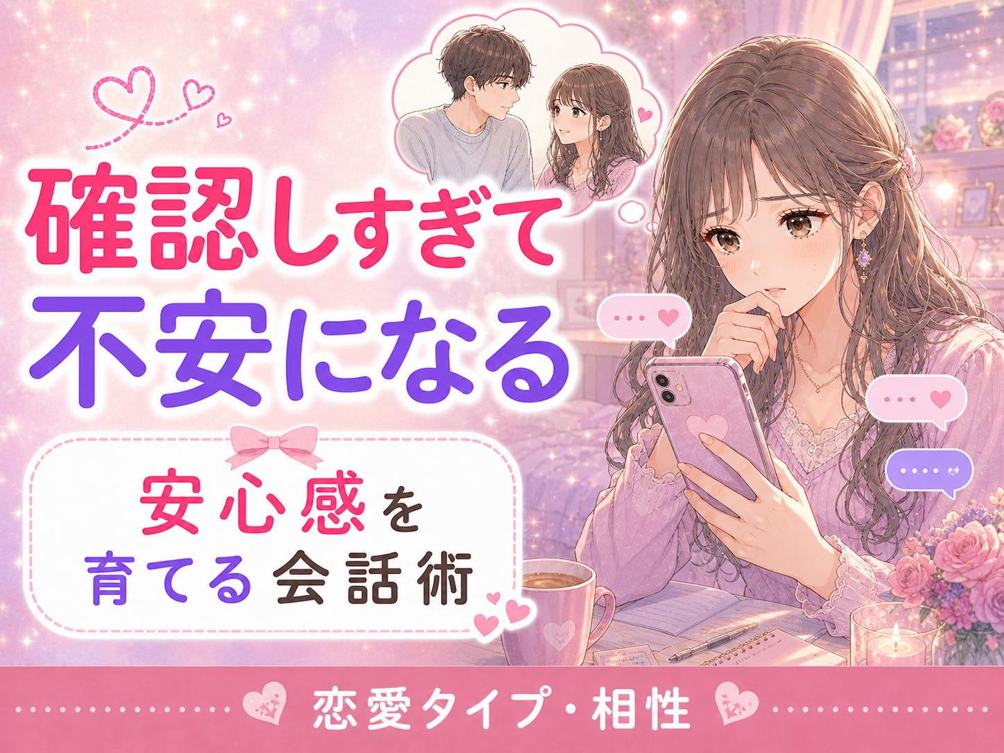 恋愛で確認ばかりしてしまう心理｜安心感を育てるコミュニケーション