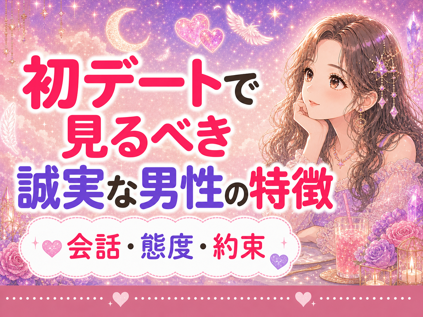 初デートで見るべき誠実な男性の特徴｜会話・態度・約束