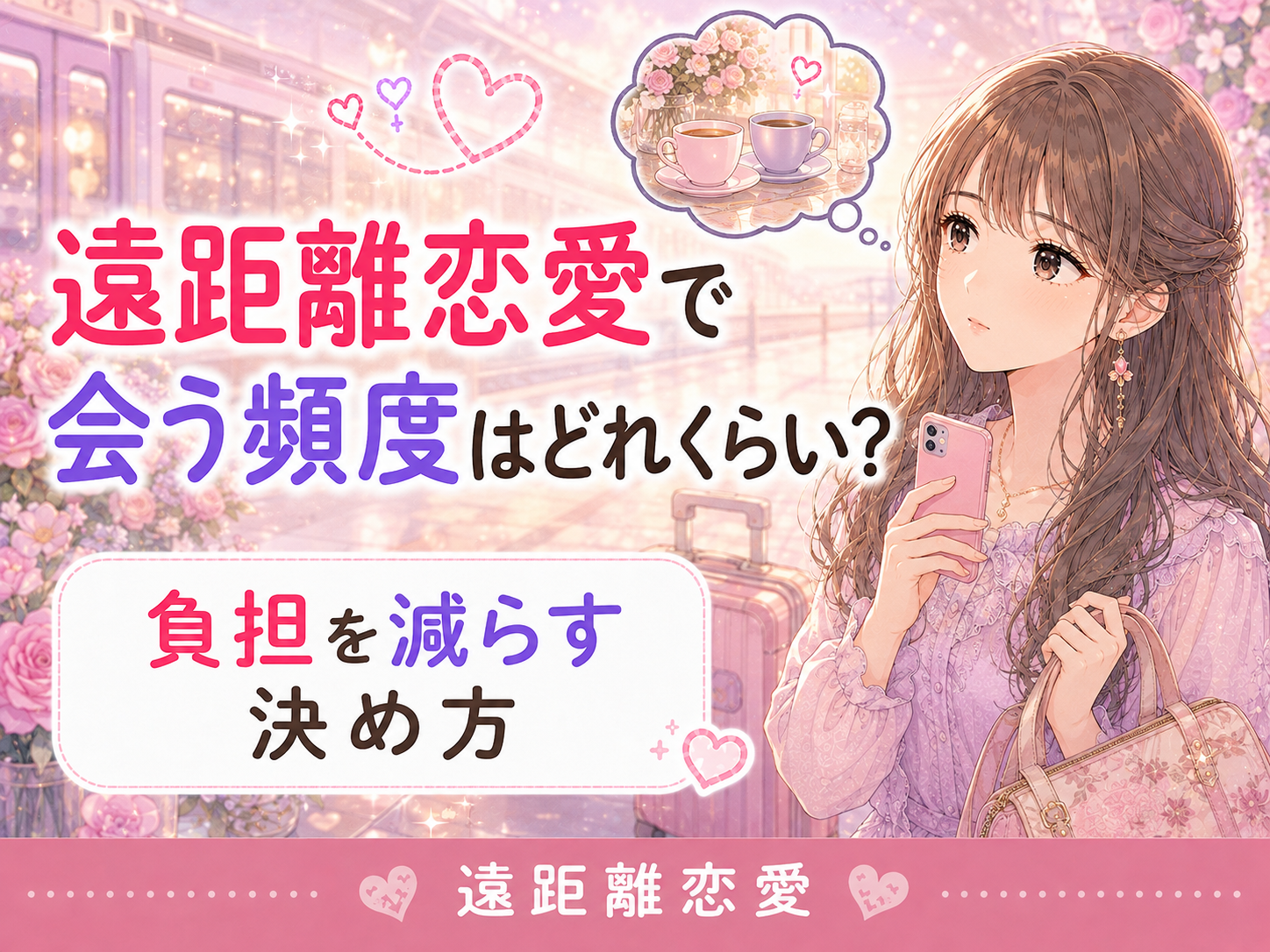 遠距離恋愛で会う頻度はどれくらい？負担を減らす決め方