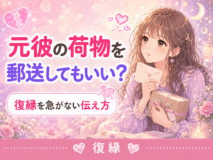 元彼の荷物を郵送してもいい？復縁を急がない伝え方と連絡例