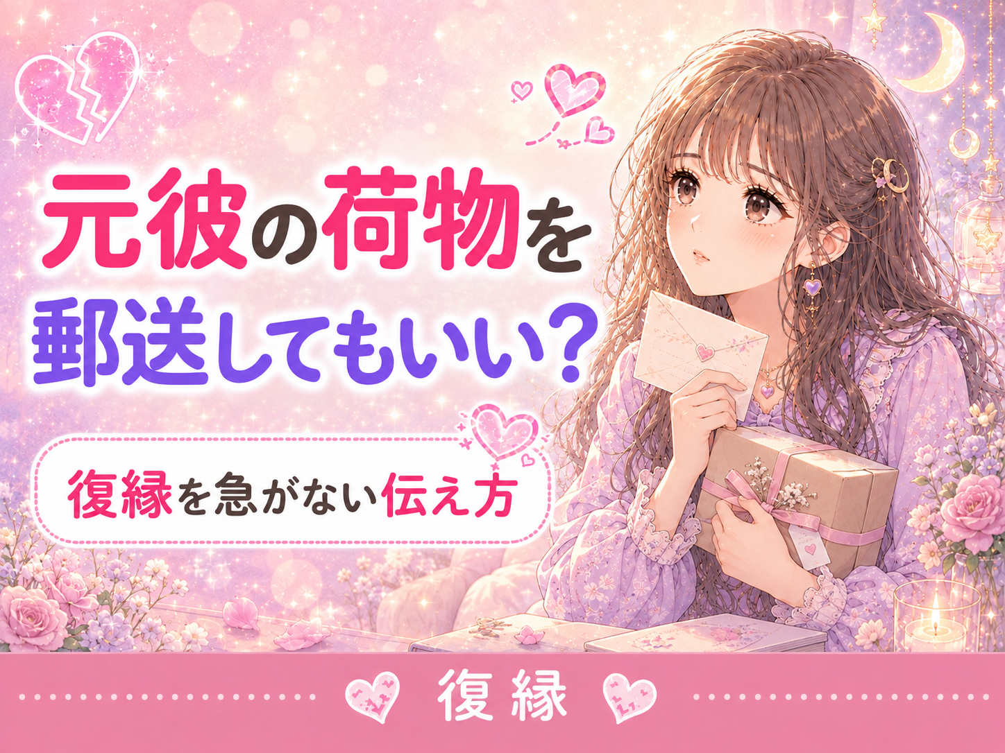 元彼の荷物を郵送してもいい？復縁を急がない伝え方と連絡例