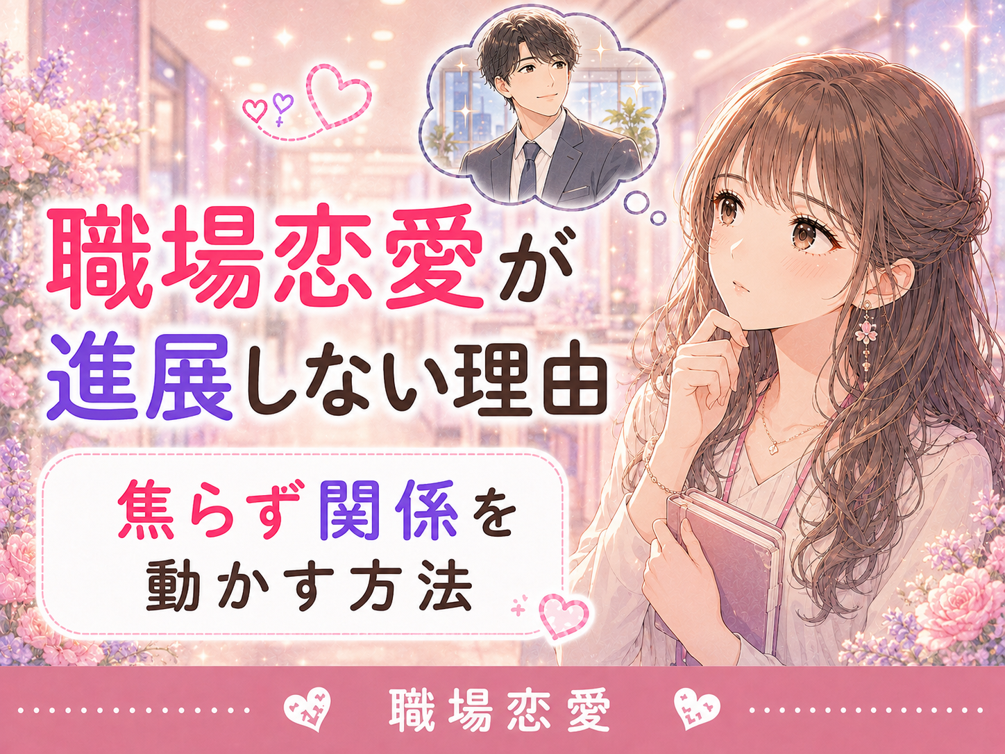 職場恋愛が進展しない理由｜好意を急がず関係を動かす方法