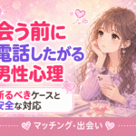 マッチングアプリで会う前に電話したがる男性心理|断るべきケースと安全な対応