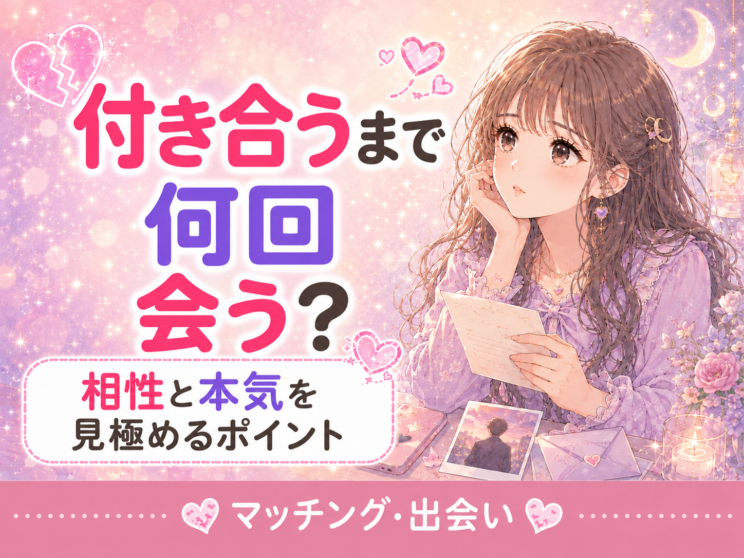 マッチングアプリで付き合うまで何回会う？相性と本気を見極めるポイント